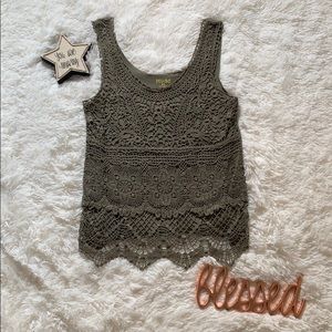 Mudd Lace Tank Top